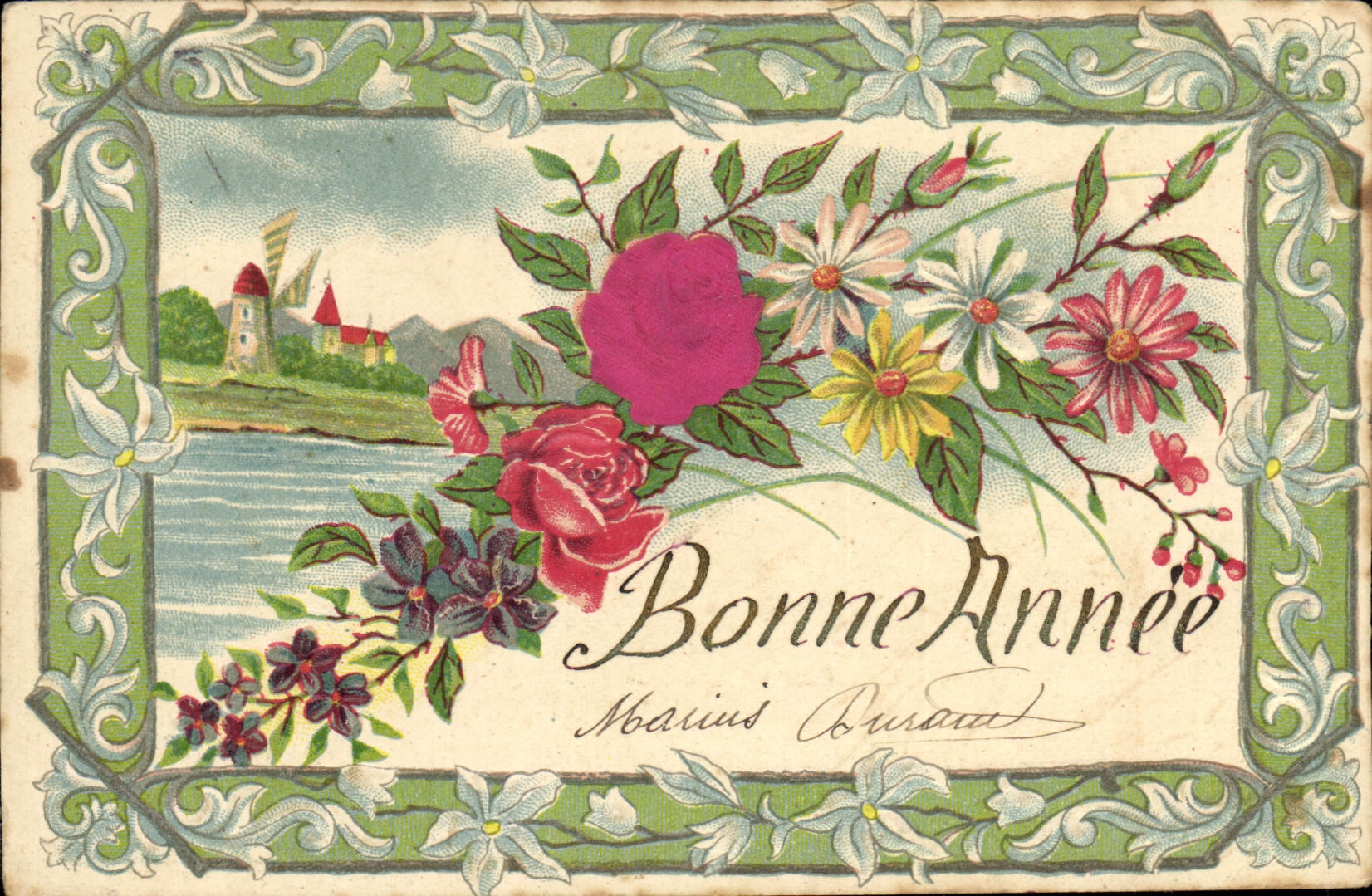 CPA Fantaisie Fleurs 