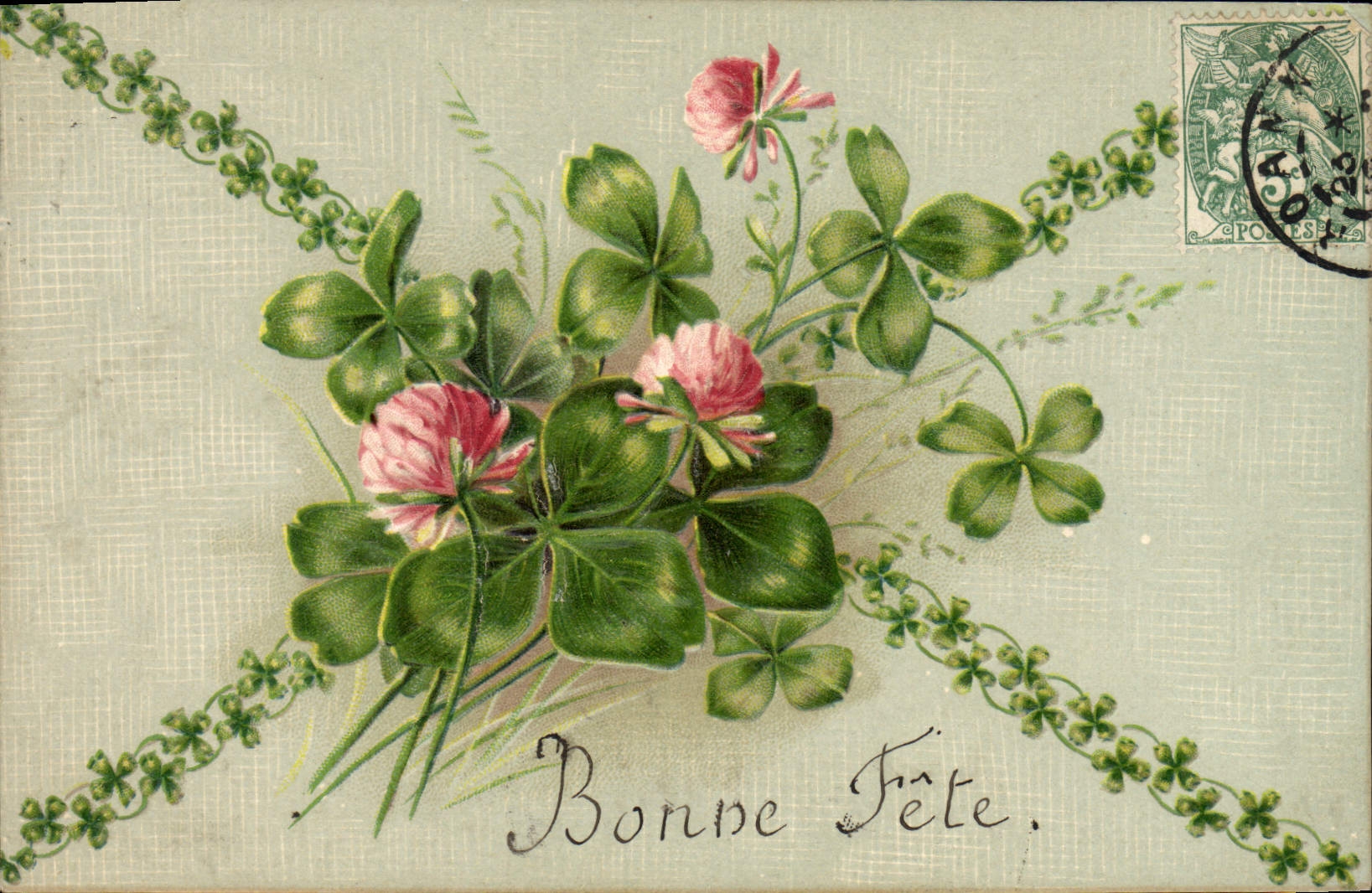 CPA Fantaisie Fleurs 