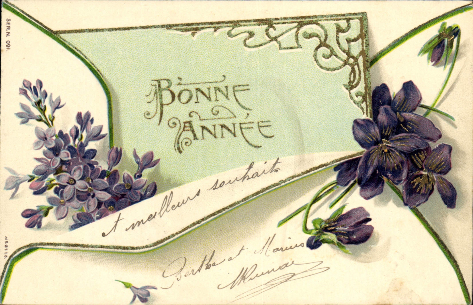 CPA Fantaisie Fleurs 