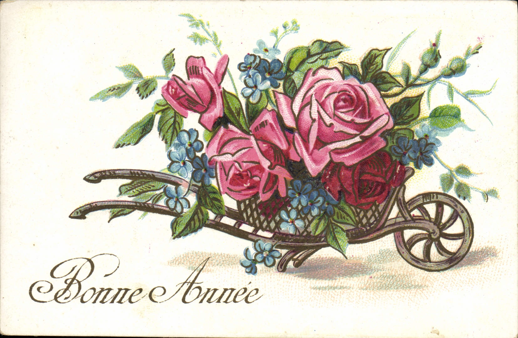 CPA Fantaisie Fleurs 