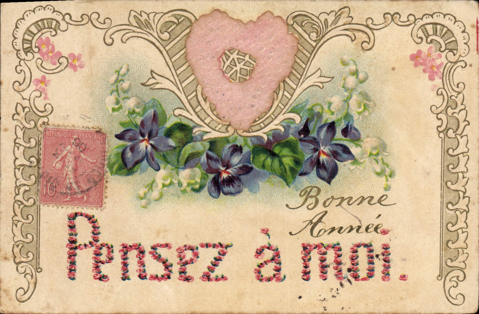 CPA Fantaisie Fleurs 