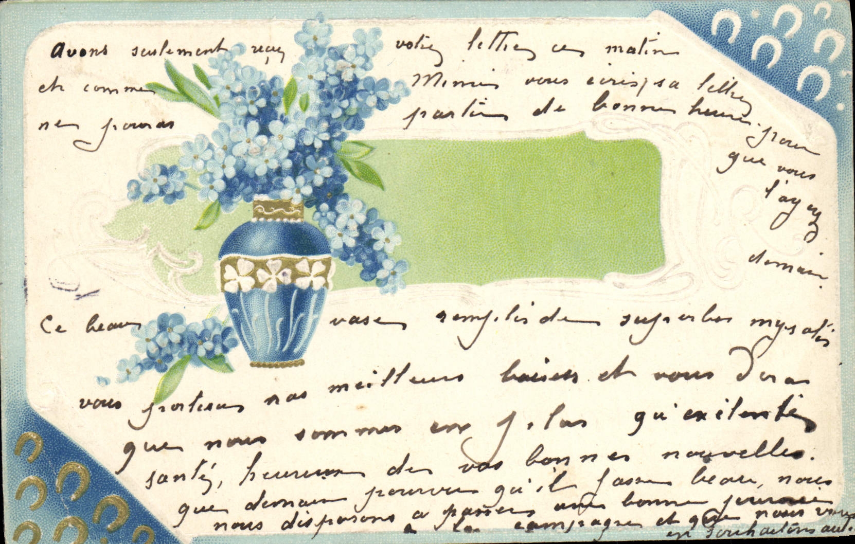 CPA Fantaisie Fleurs 