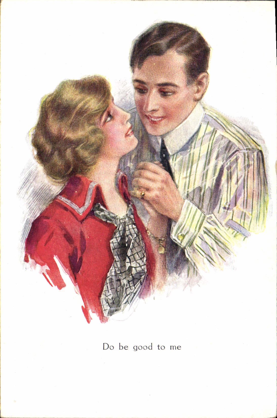 Postal Fantasia Ilustrador Mujer DO Be good to me