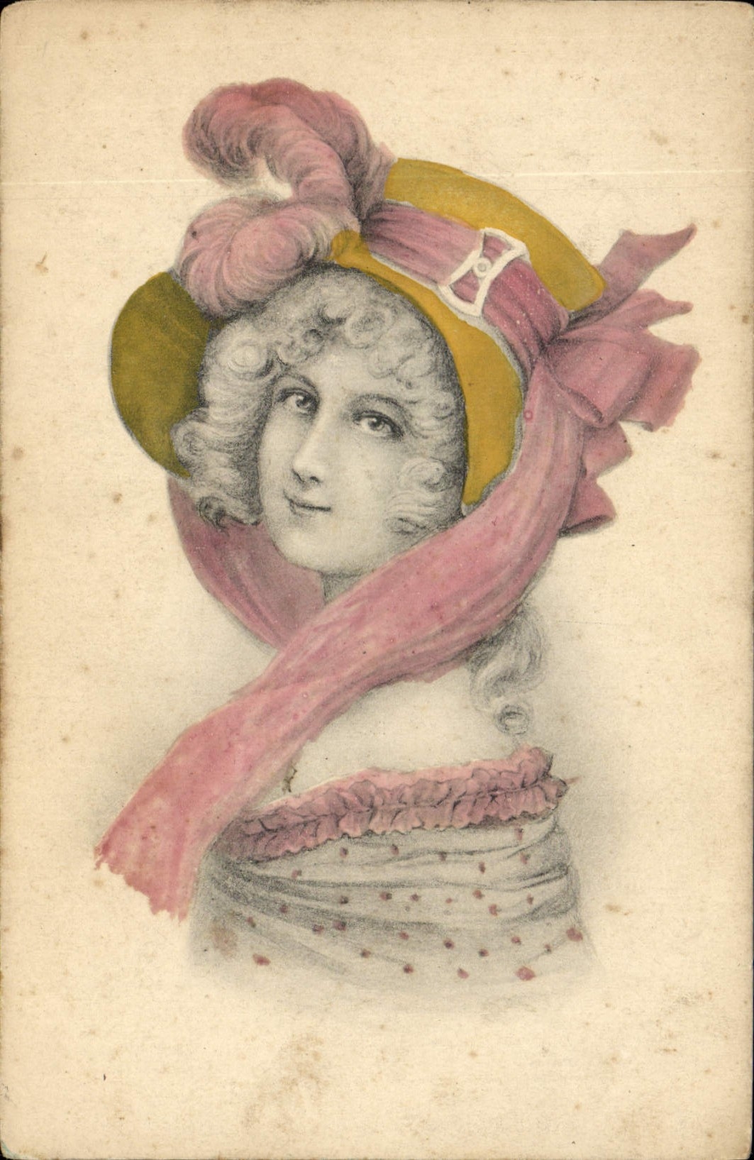 CPA Fantaisie Illustrateur Femme 