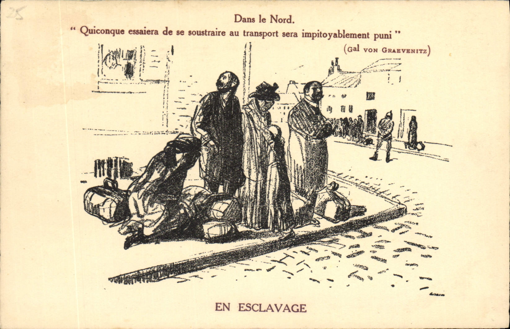 CPA Fantaisie Illustrateur Dans le Nord En escalavage 