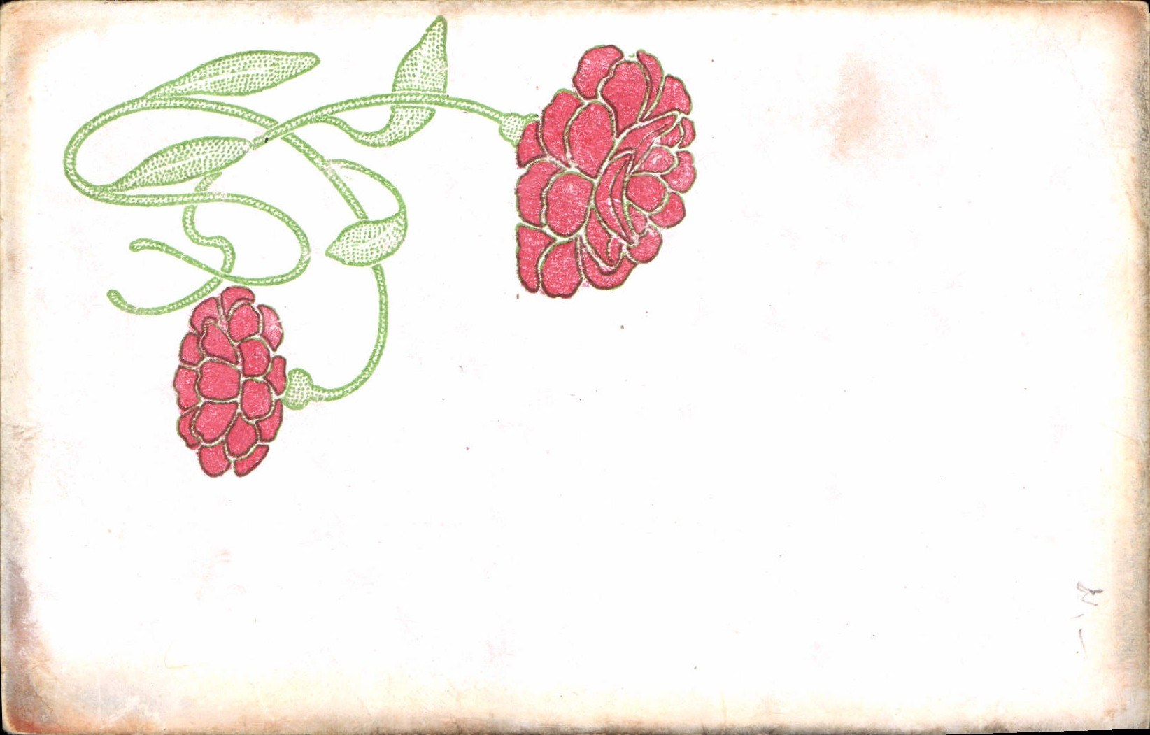 CPA Fantaisie Fleurs 