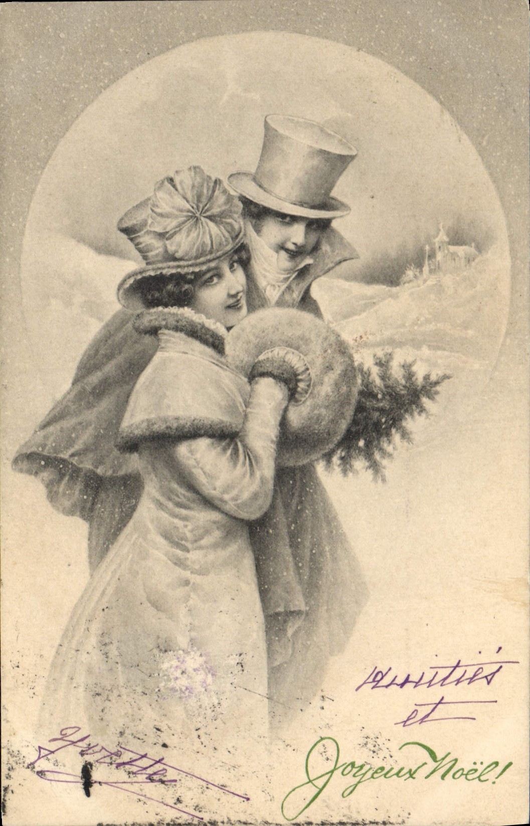 CPA Fantaisie Illustrateur Femme