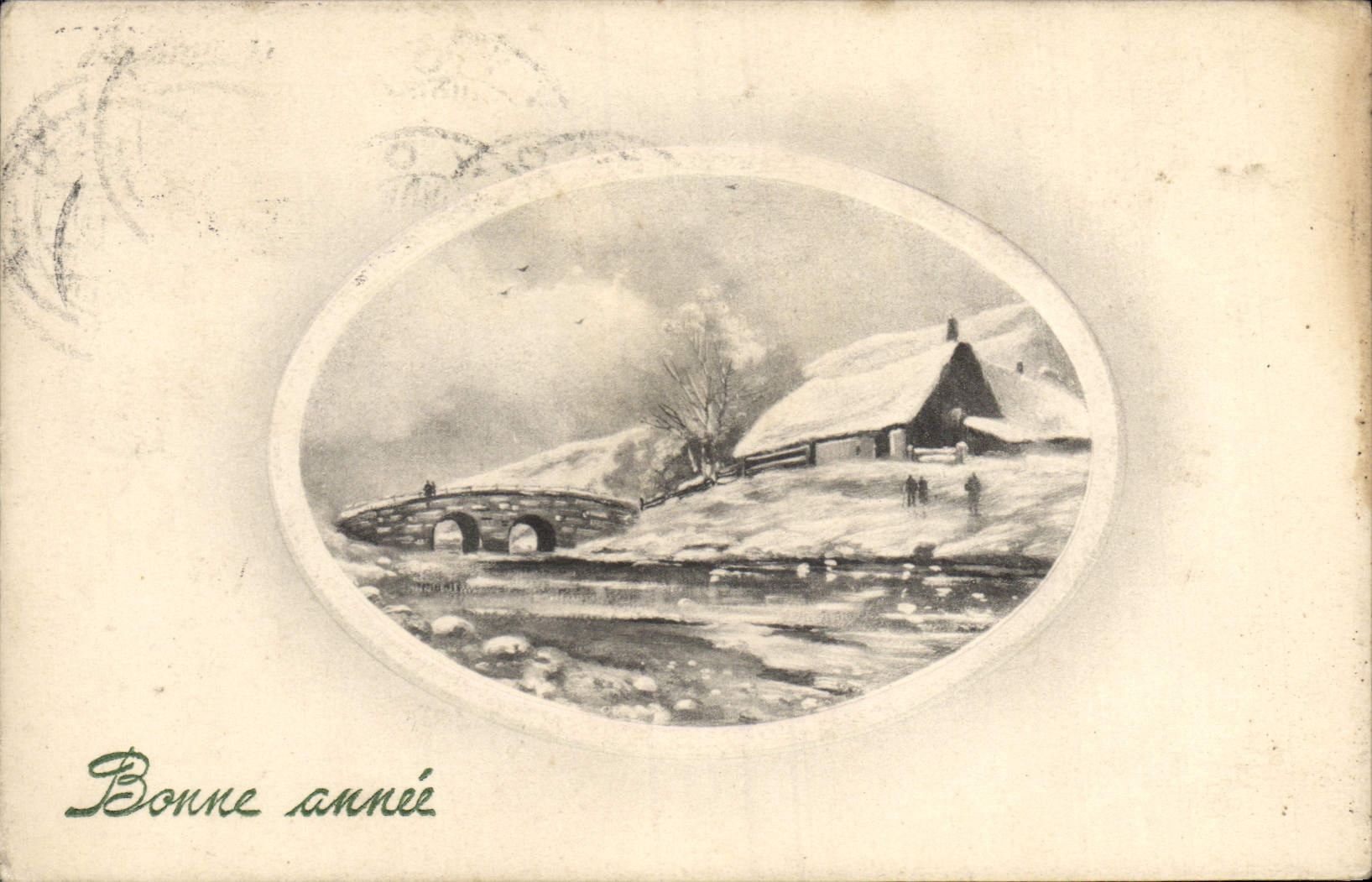 CPA Fantaisie Illustrateur Bonne annee