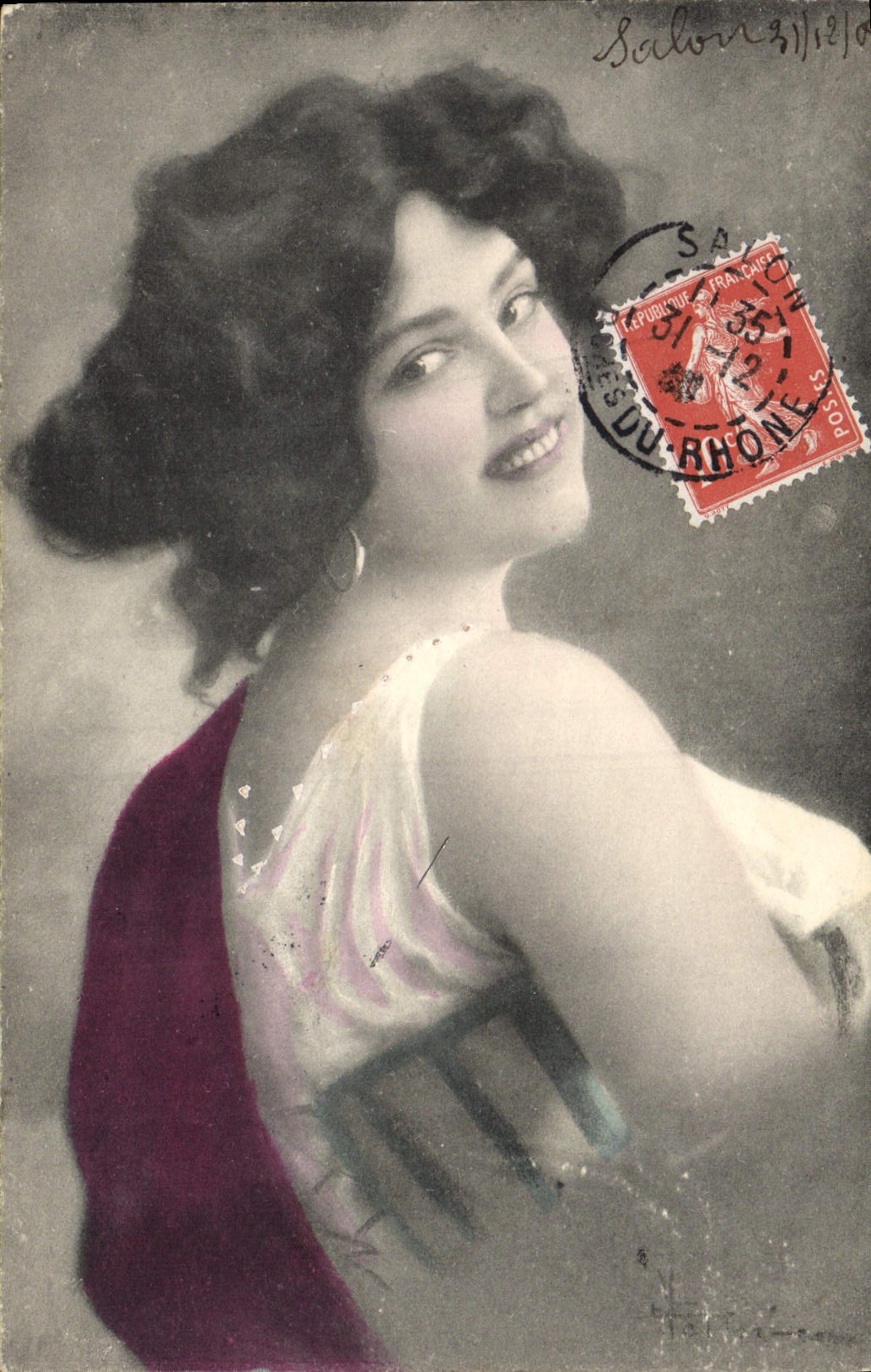 CPA Fantaisie Illustrateur Femme