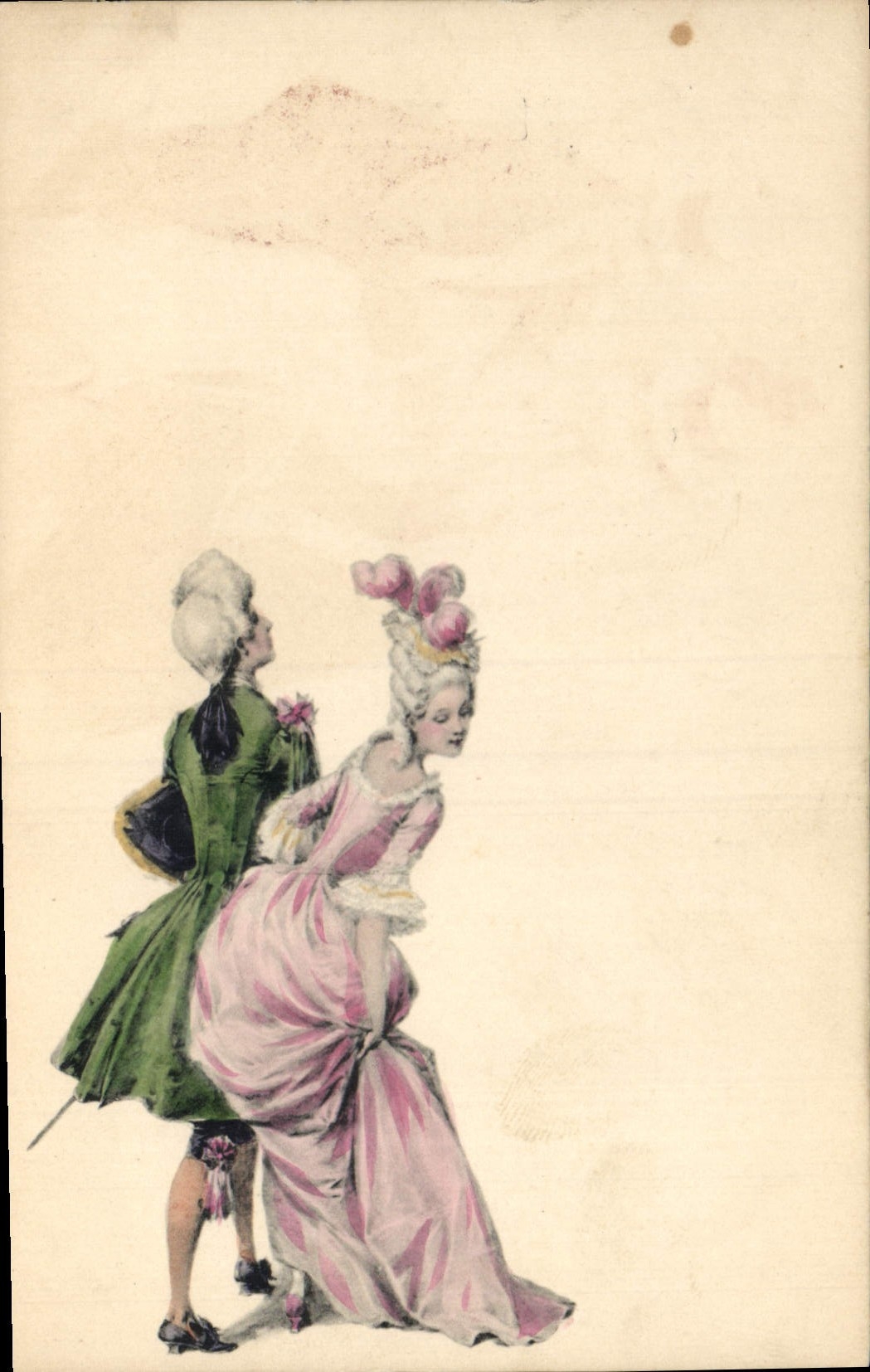 CPA Fantaisie Illustrateur Femme 