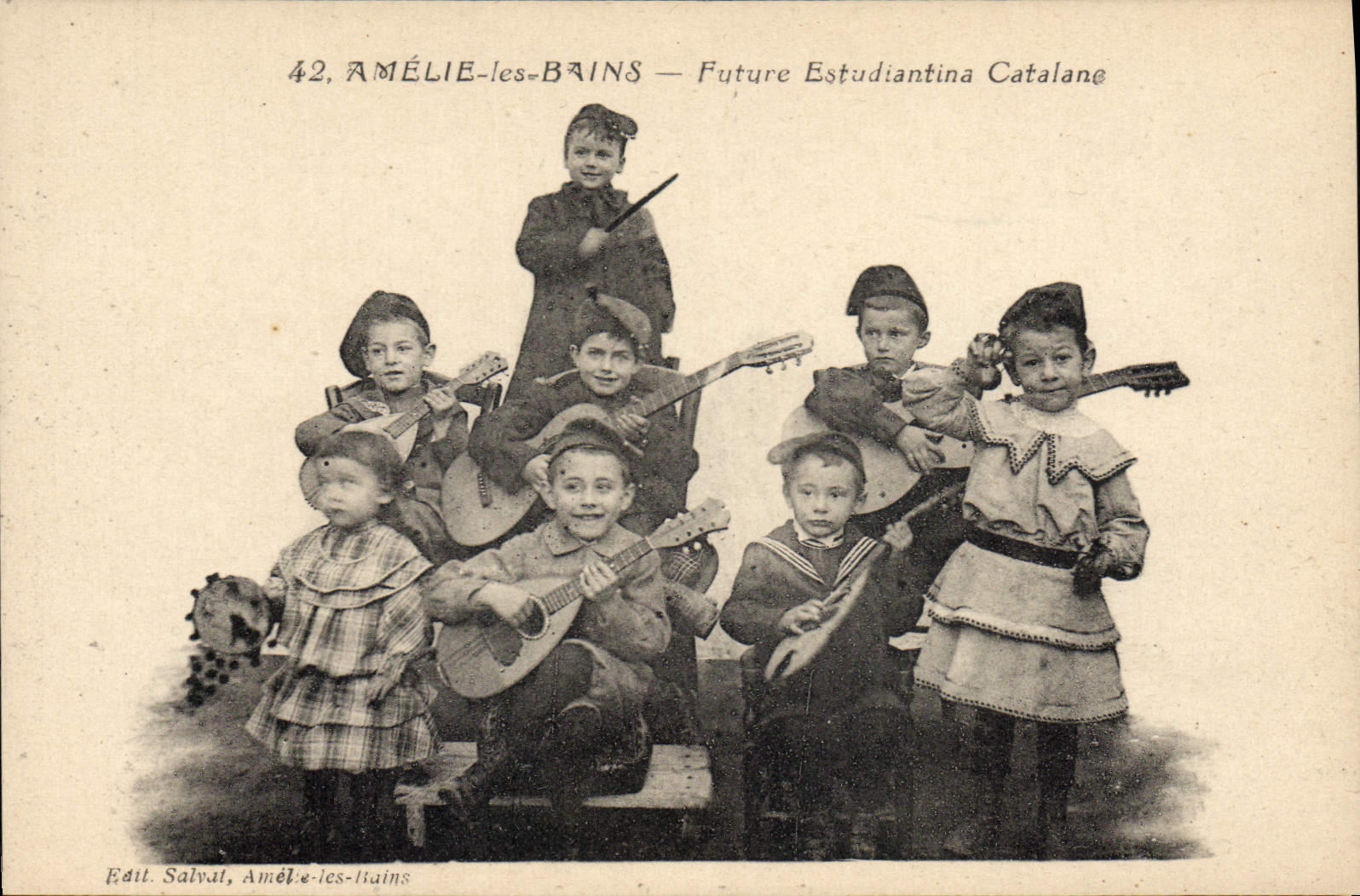 CPA Amelie les Bains Future Estudianta Catalane Enfants