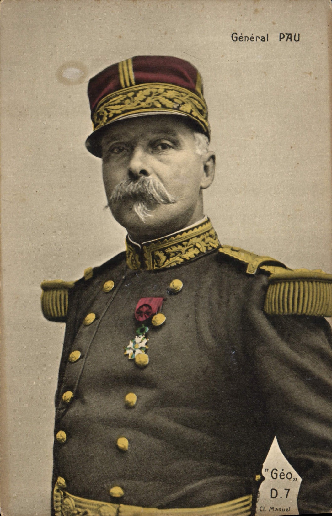 CPA Militaria General Pau 