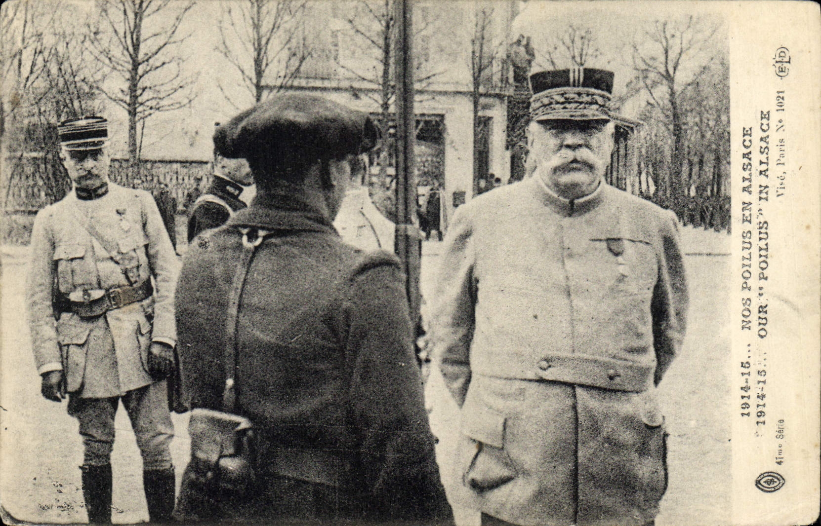 CPA Militaria Nos poilus en Alsace