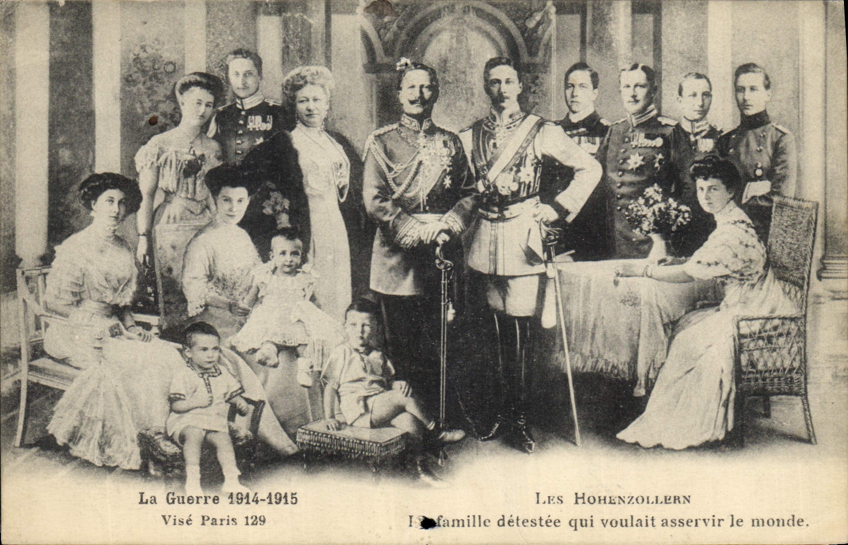 Vintage Postcard Militaria Hohenzollern