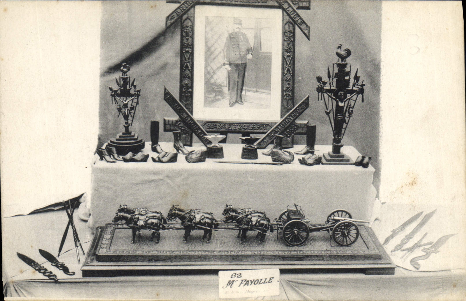 Vintage Postcard Militaria Fayolle