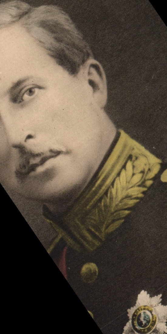 Vintage Postcard Militaria SM Albert 1st