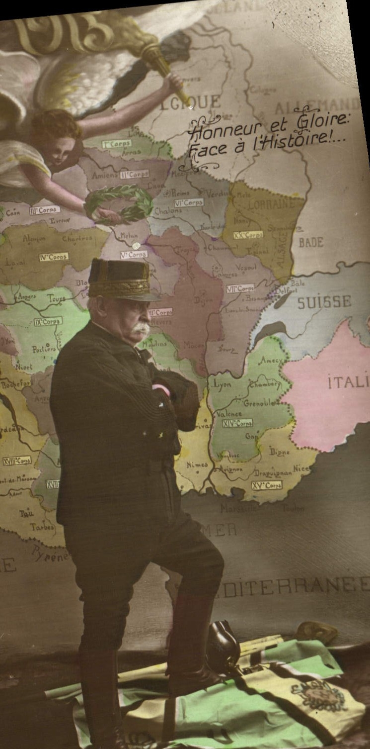 Vintage Postcard General Militaria C of Castelnau Angel