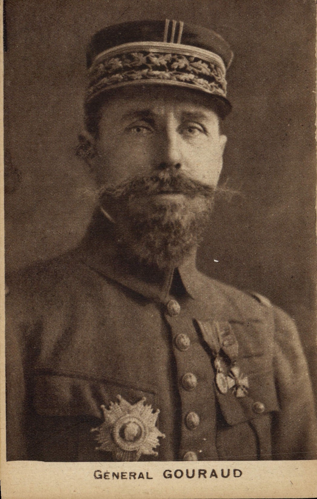 Vintage Postcard General Militaria Gouraud