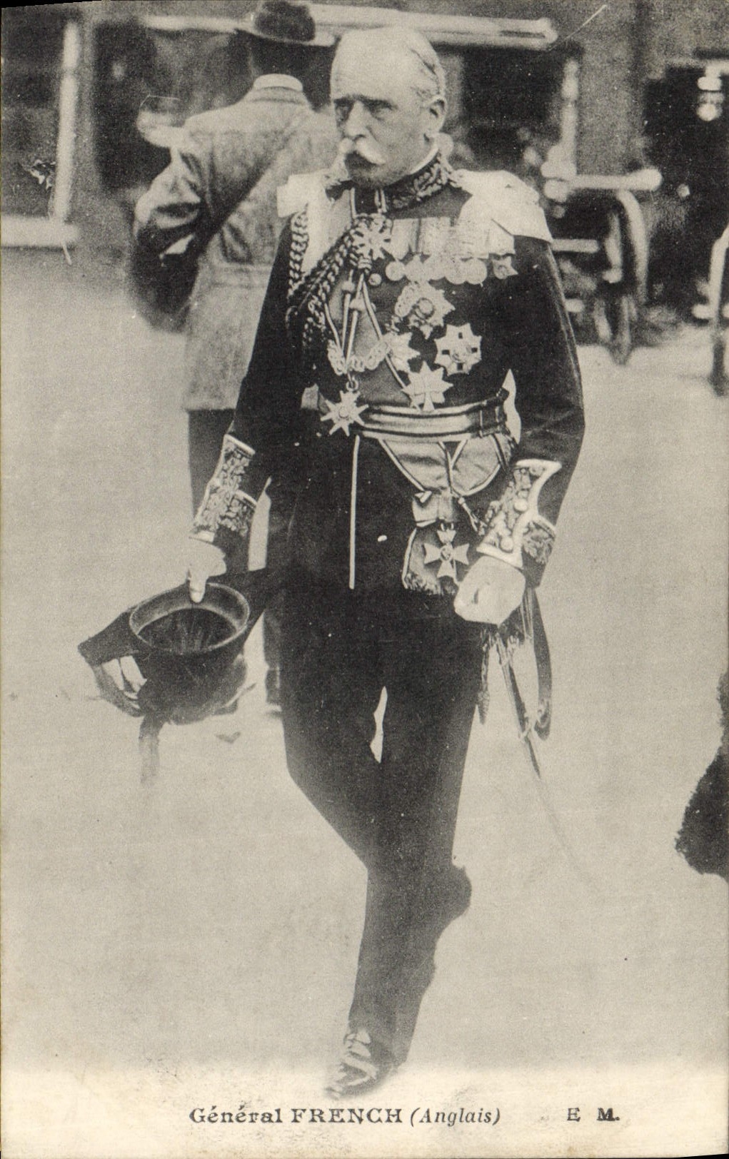 Vintage Postcard General Militaria French English