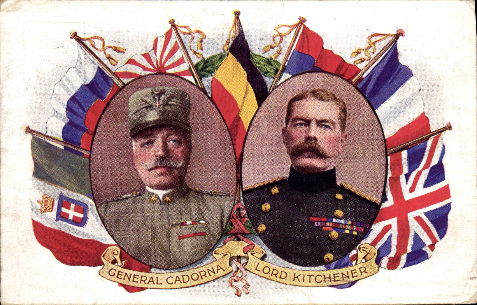 CPA Militaria General Cadorna Lord Kitchener 