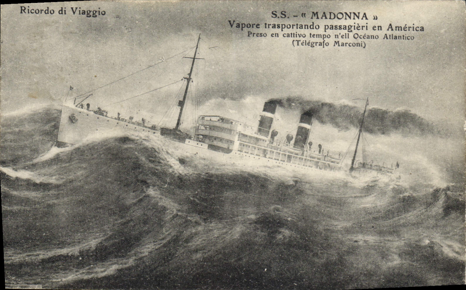 CPA Bateau SS Madonna 