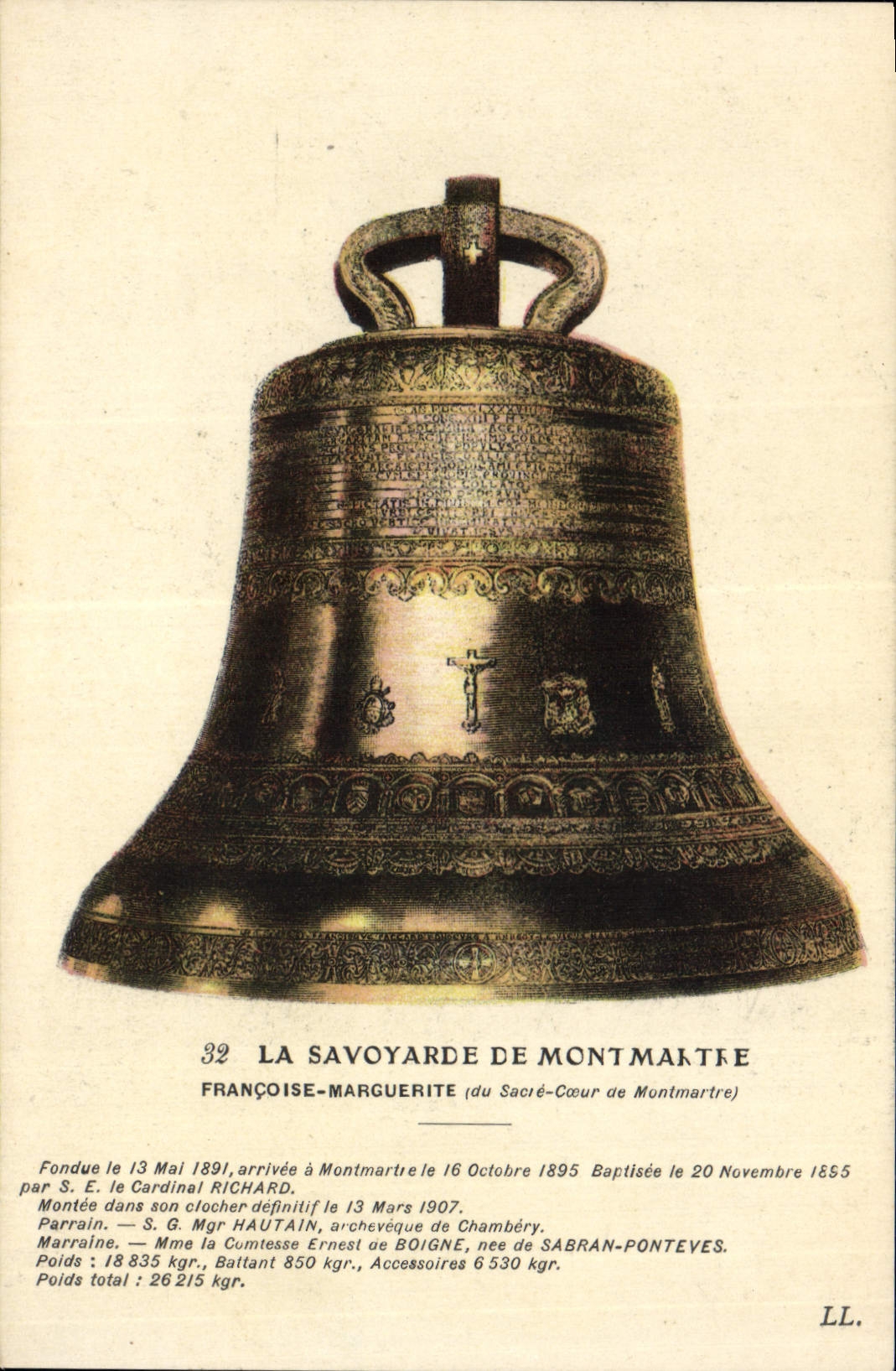 CPA Cloche La Savoyarde de Montmartre Sacre Coeur Paris 