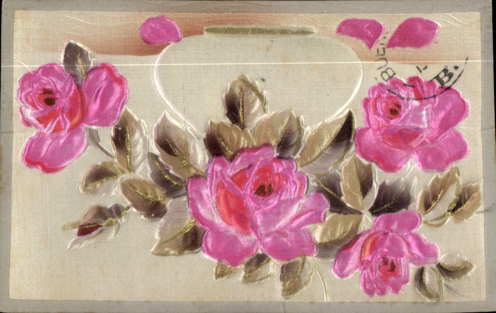 CPA Fantaisie Fleurs 