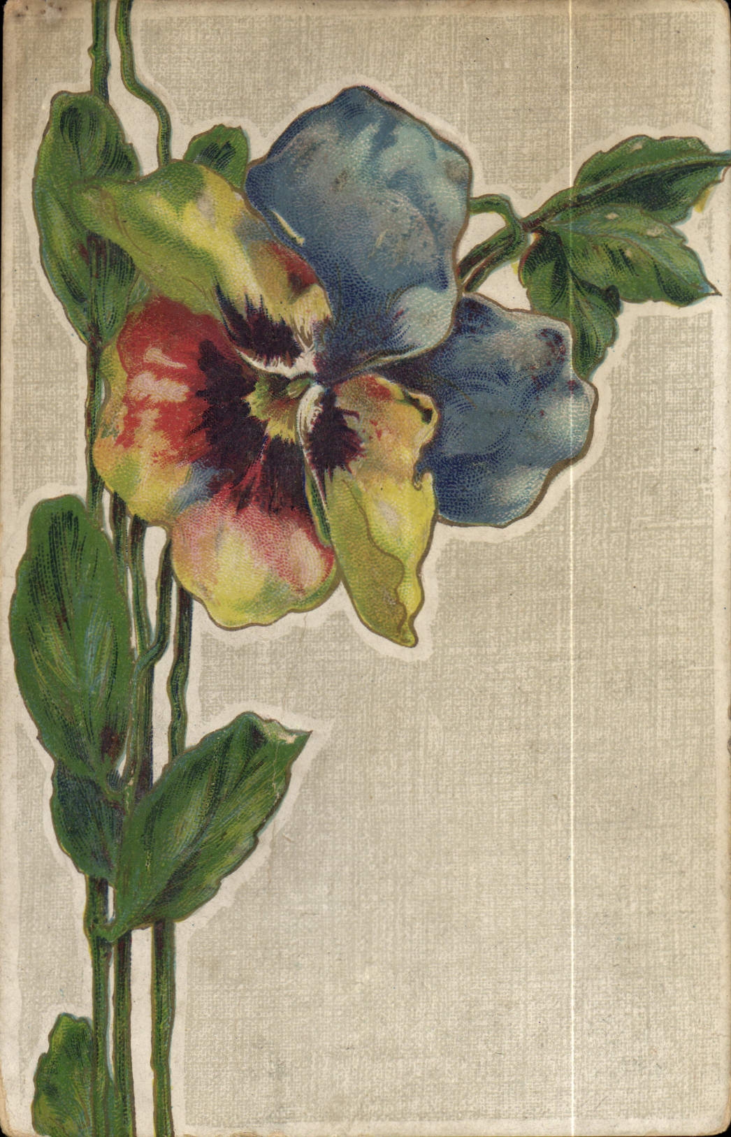 CPA Fantaisie Fleurs 