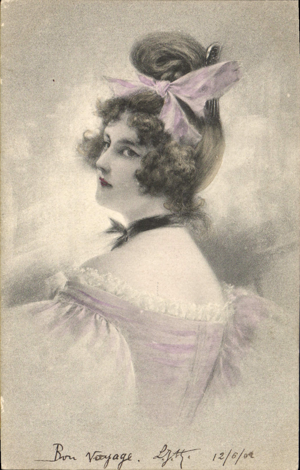 CPA Fantaisie Illustrateur Femme 