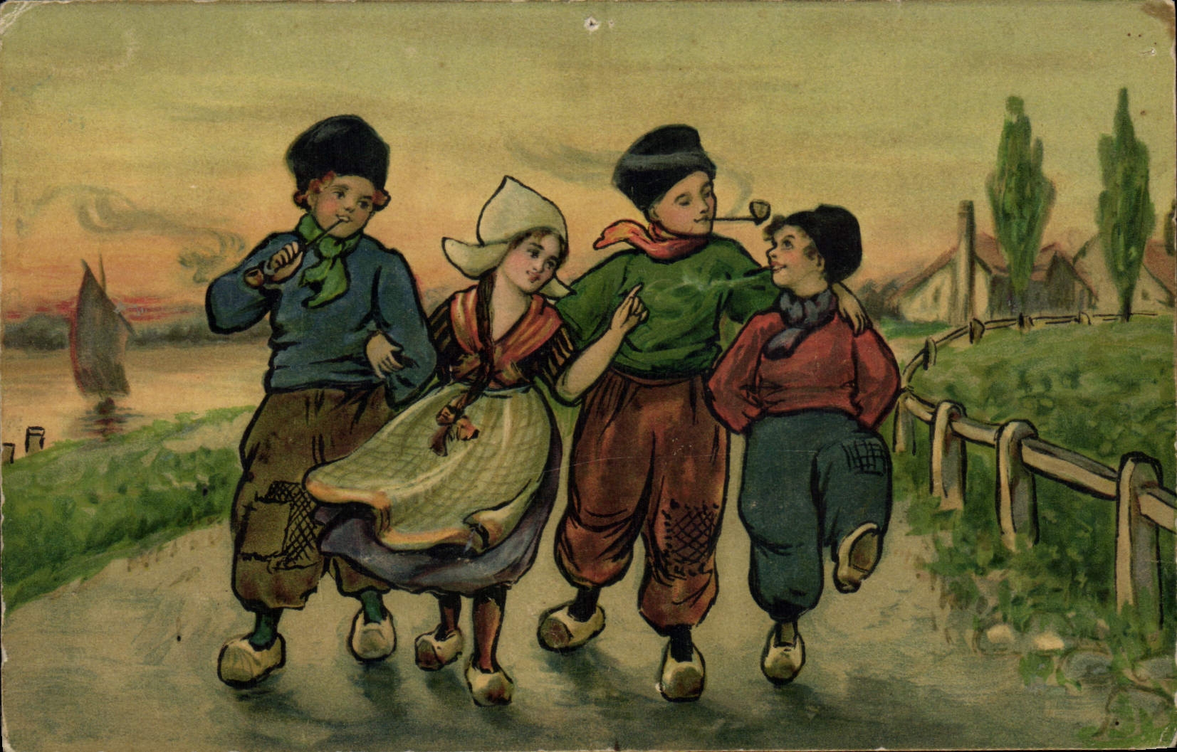 CPA Fantaisie Illustrateur Enfants 