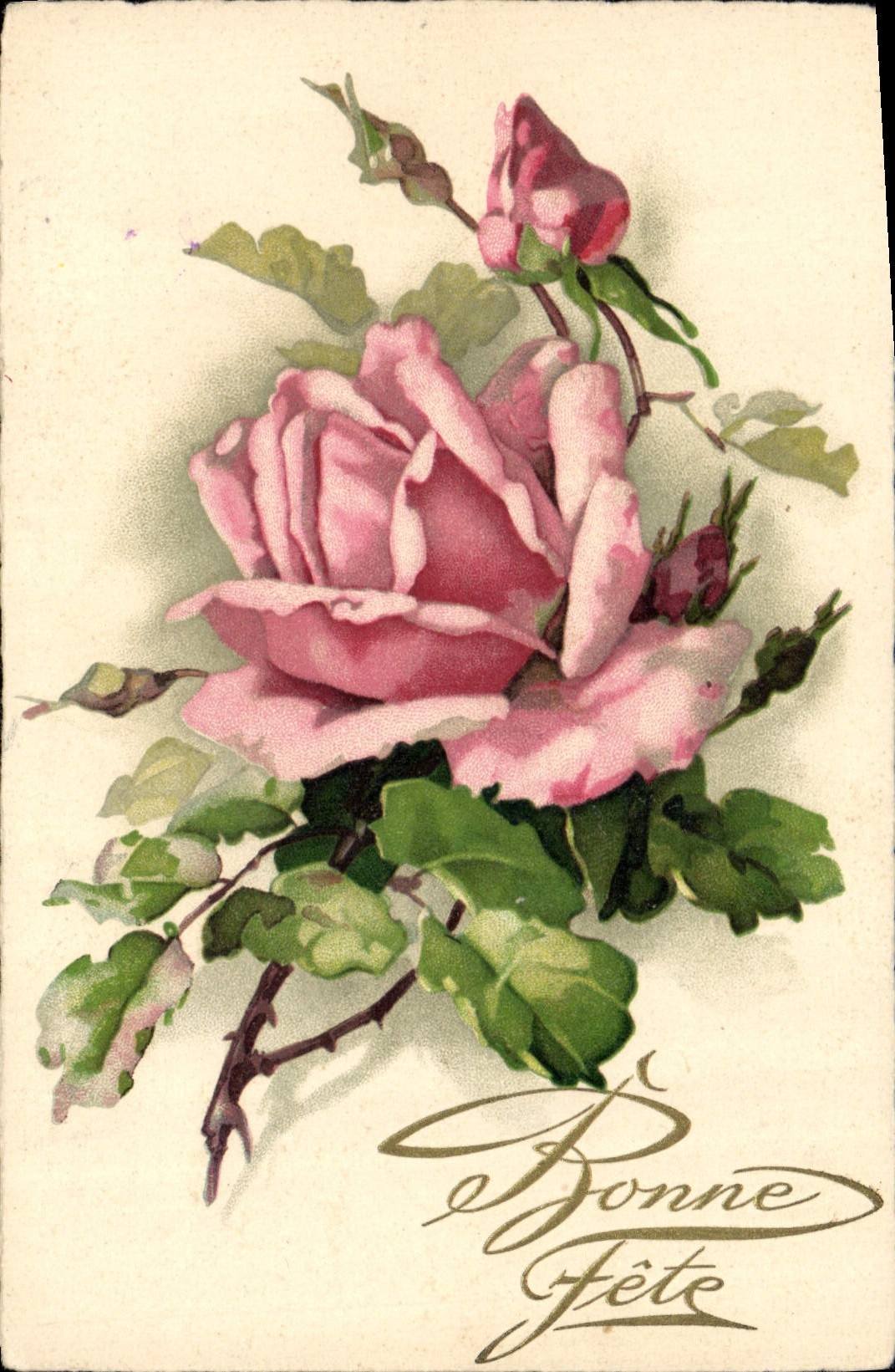 CPA Fantaisie Illustrateur Fleurs 