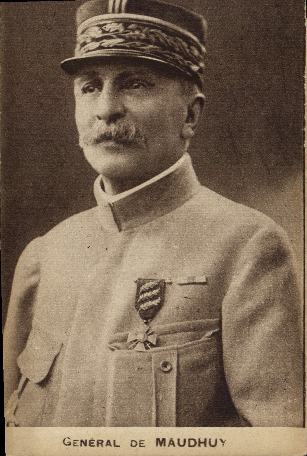 Vintage Postcard General Militaria of Maudhuy