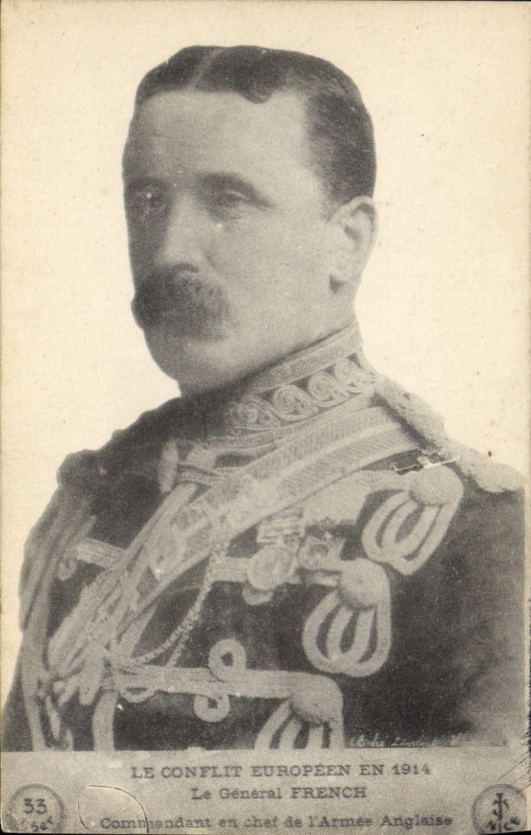 CPA Militaria Le general French Commandant en chef de l'armee anglaise 
