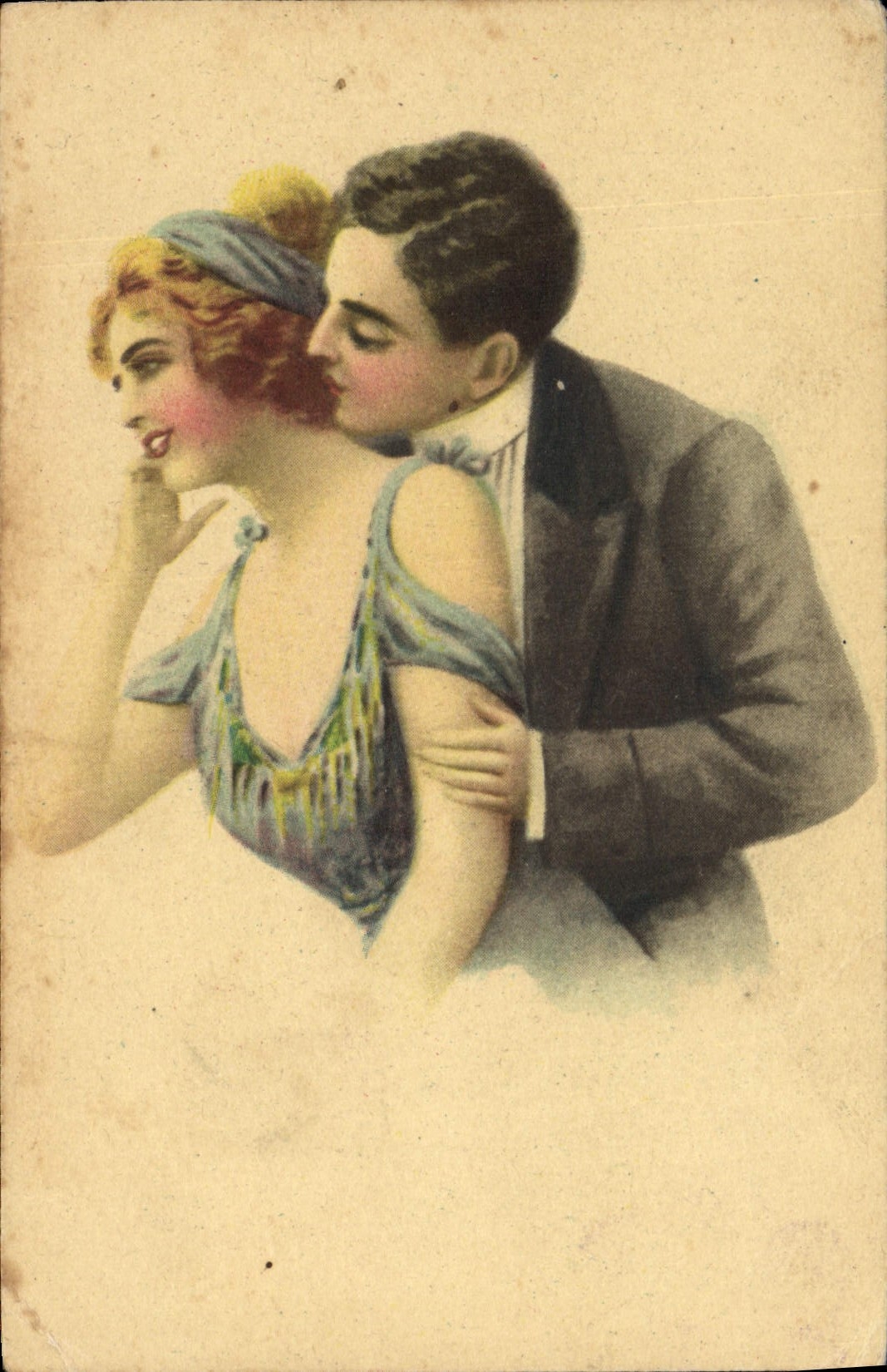 CPA Fantaisie Illustrateur Femme 