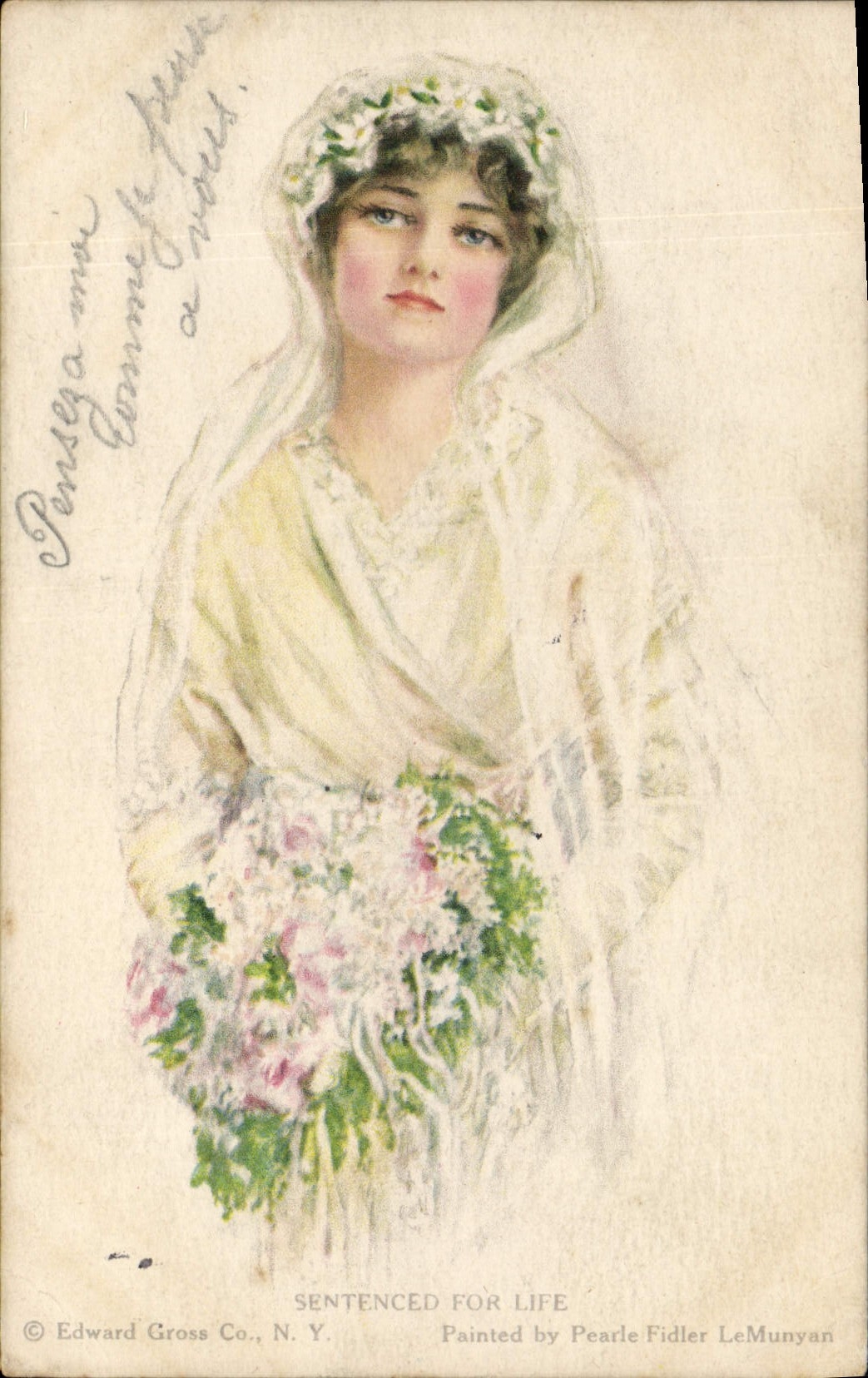 CPA Fantaisie Illustrateur Femme 