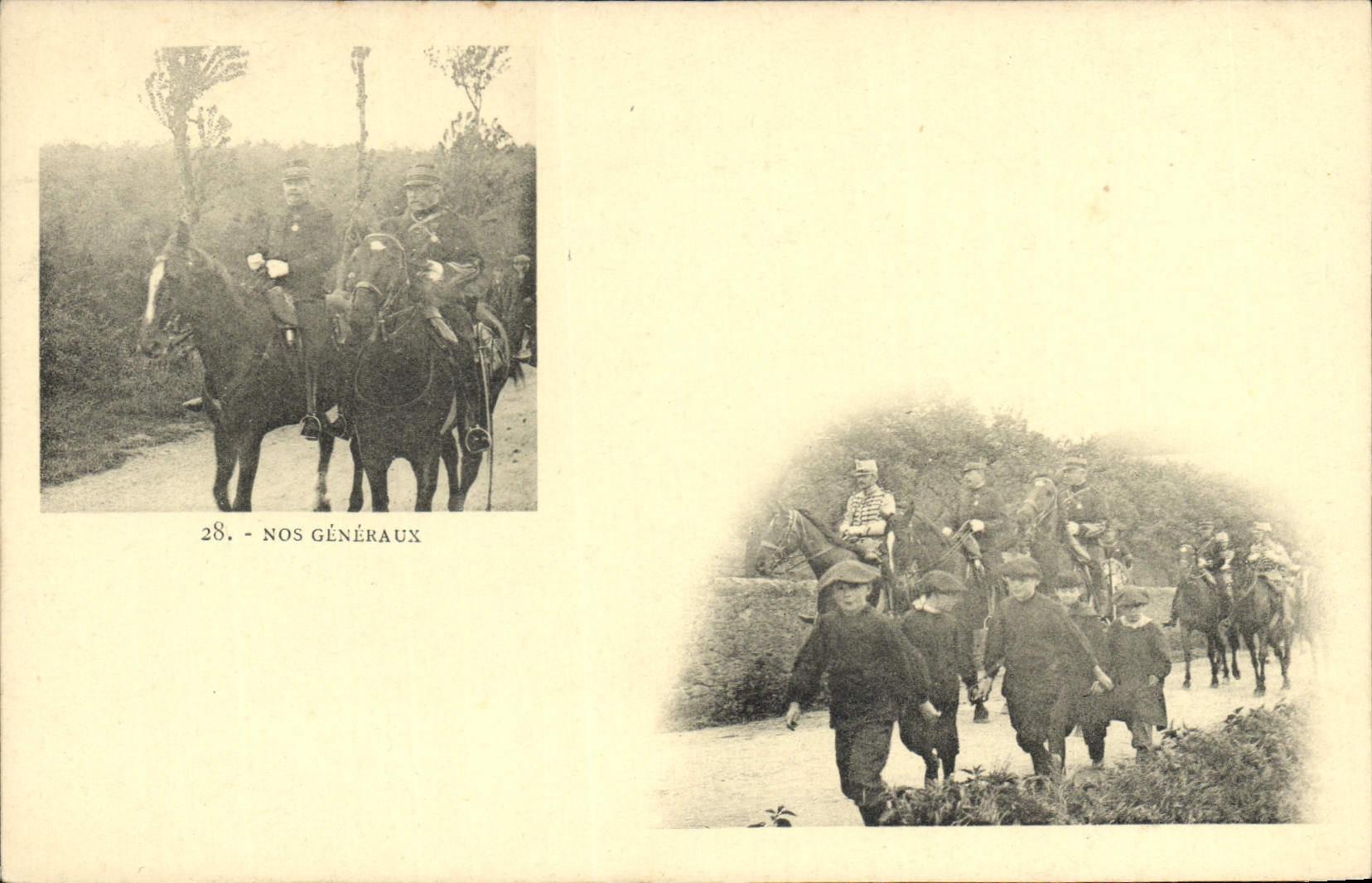 CPA Militaria Nos generaux 