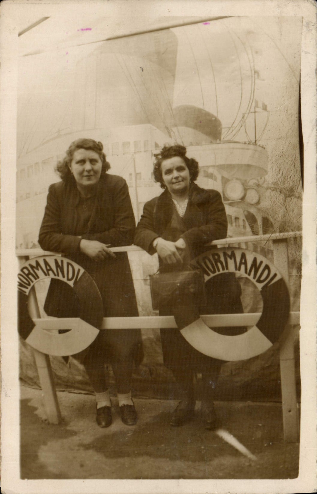 CHART PHOTO Boat Normandy Steamer