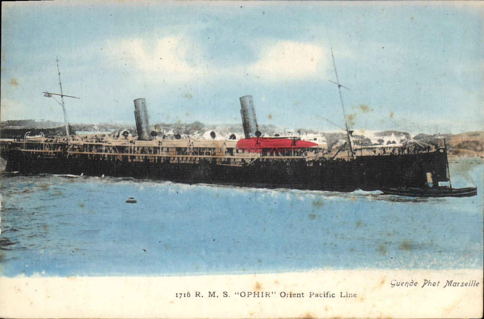 CPA Bateau Paquebot RMS Ophir Orient Pacific Line