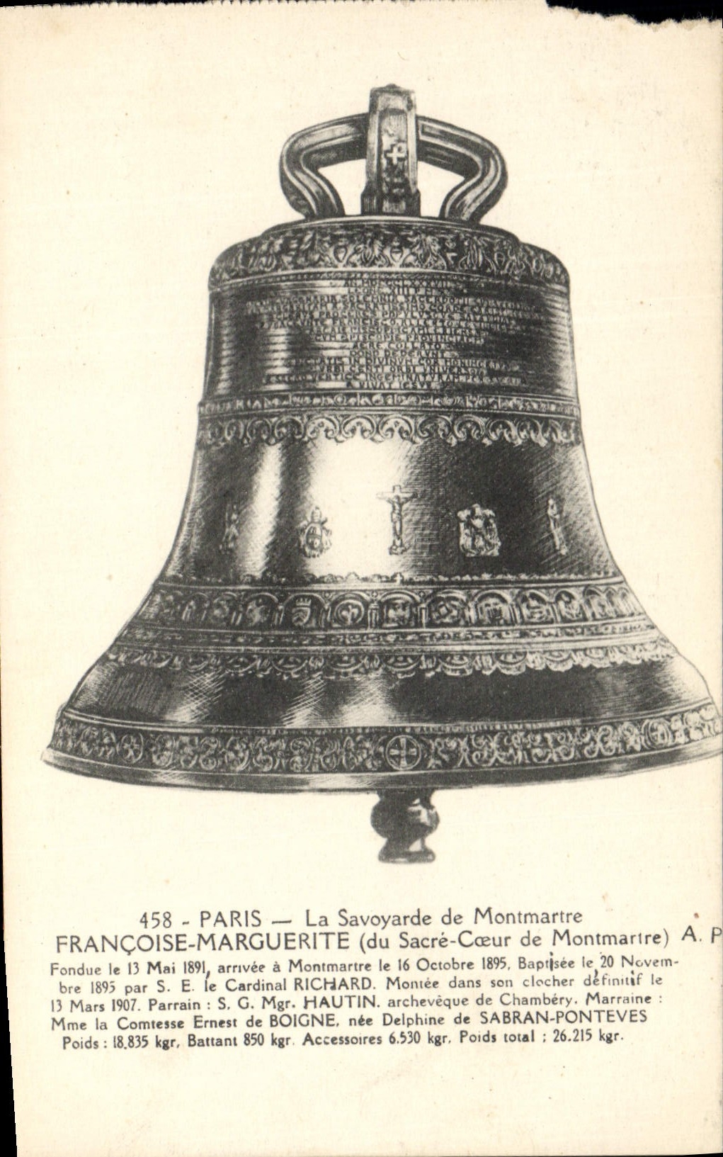 CPA Cloche Paris La Savoyarde de Montmartre Francoise Marguerite