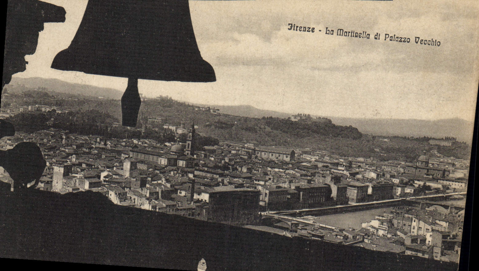 CPA Cloche Firenze Palazzo Vecchio
