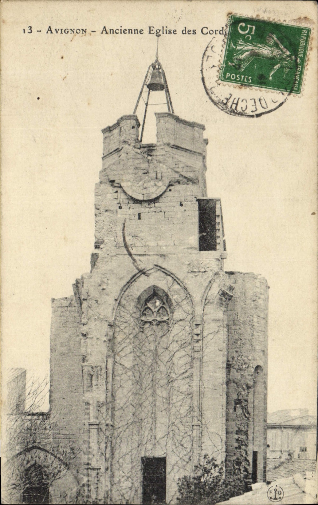 CPA Cloche Avignon Ancienne eglise des cordiers