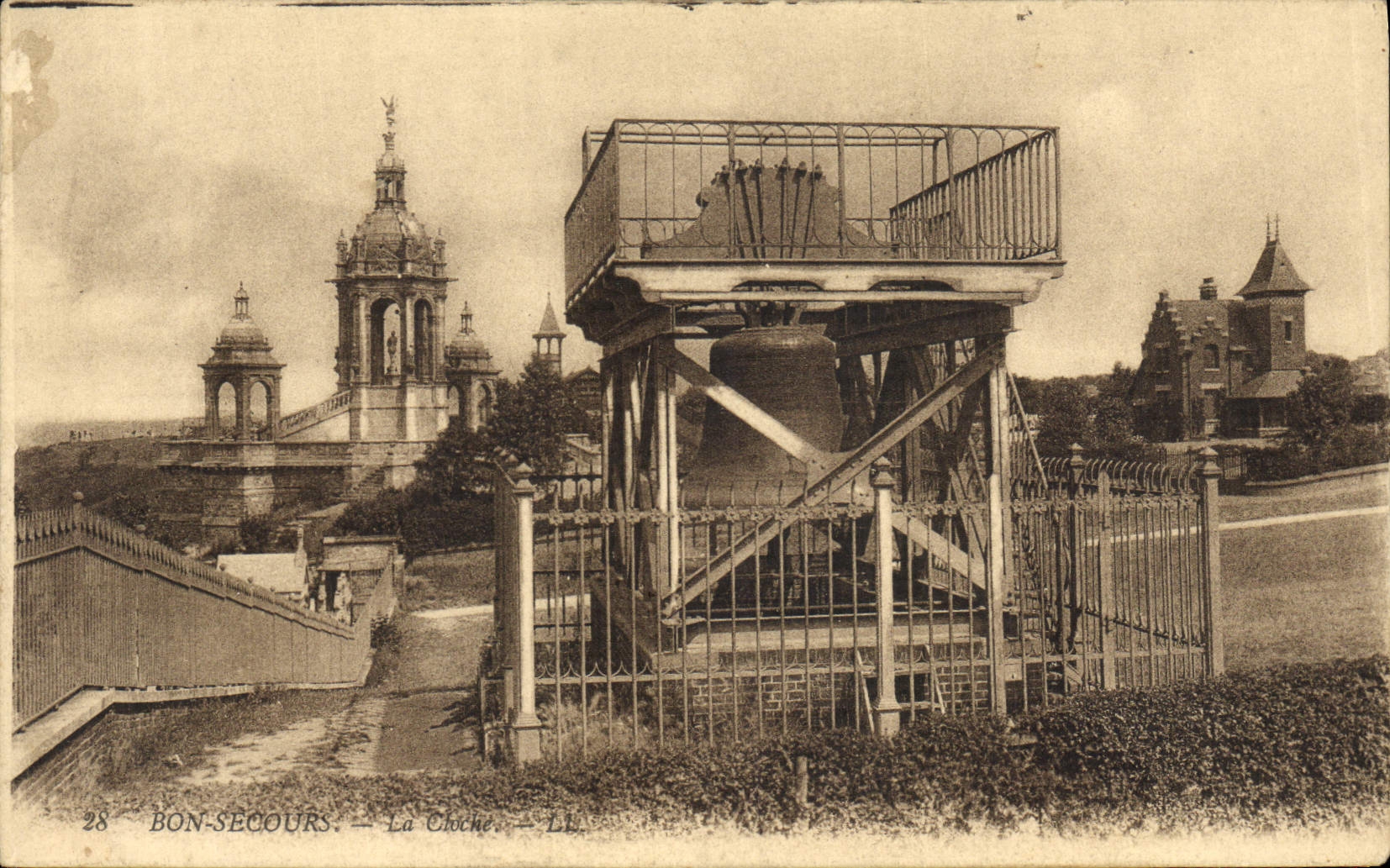 Vintage Postcard Bell Good Help