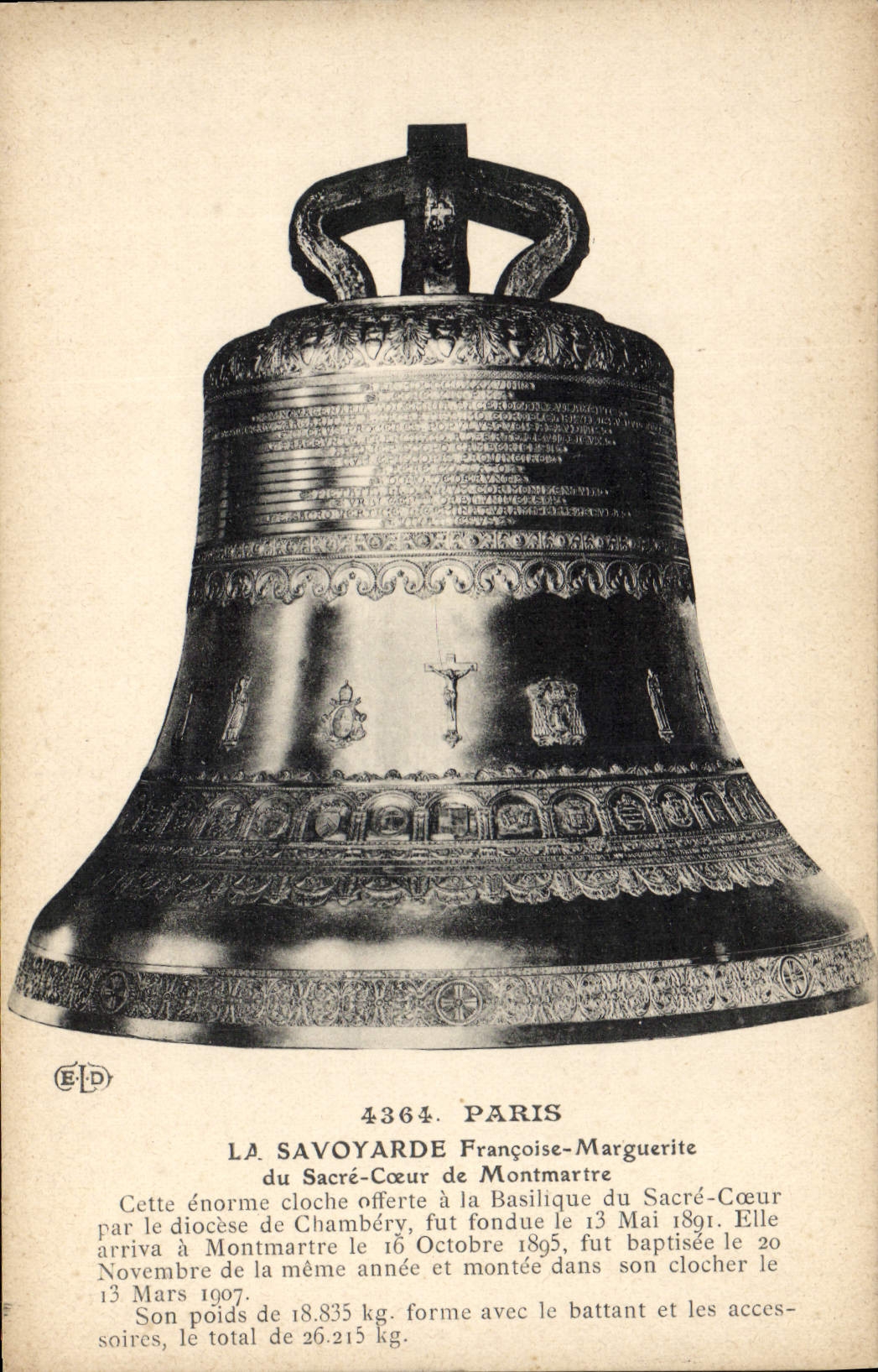 CPA Cloche Paris La Savoyarde de Montmartre Francoise Marguerite