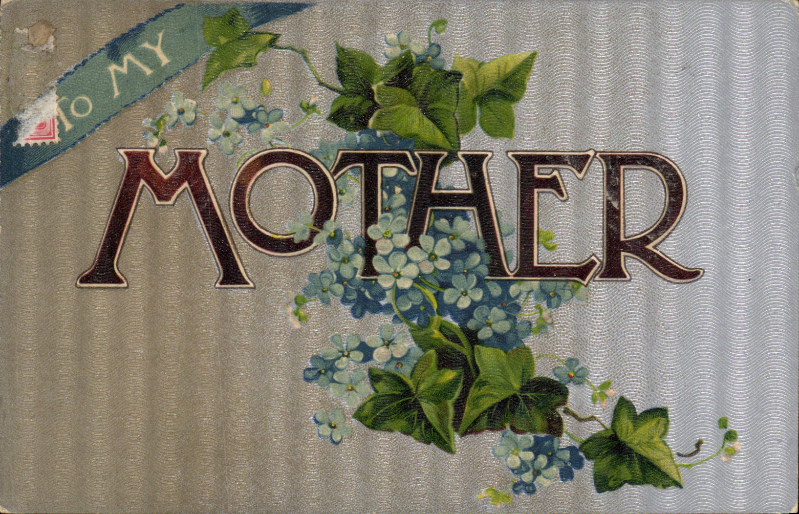 Vintage Postcard Fantasy Mother Woman