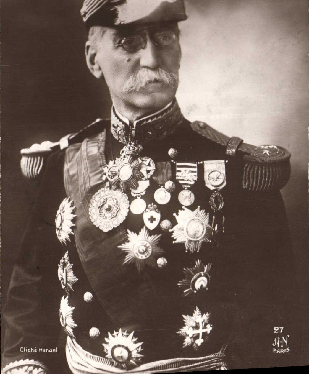 Vintage Postcard General Militaria Gallieni the energetic defender of Paris