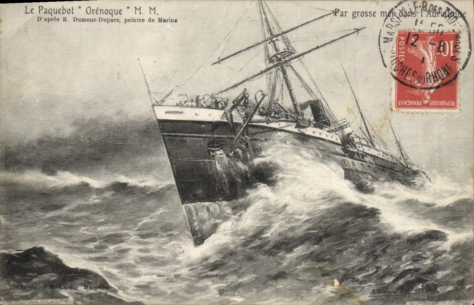 Vintage Postcard Boat Orenoque Steamer