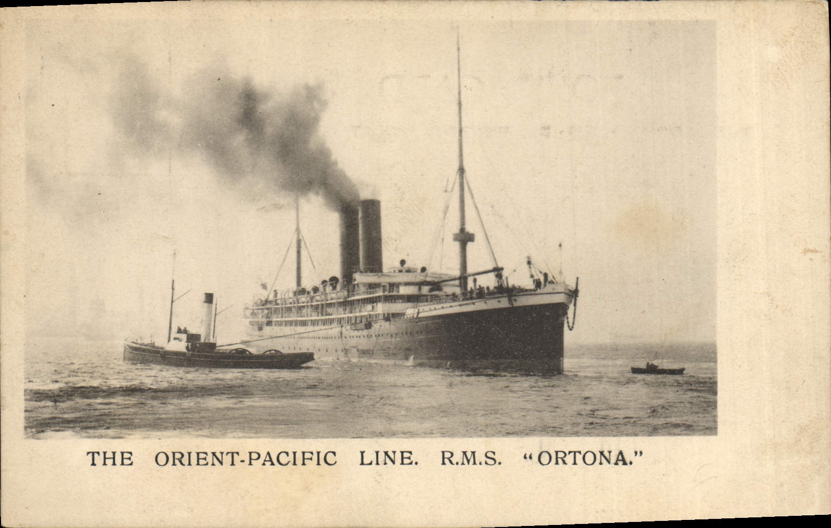 CPA Bateau Paquebot The Orien Pacific Line RMS Ortona