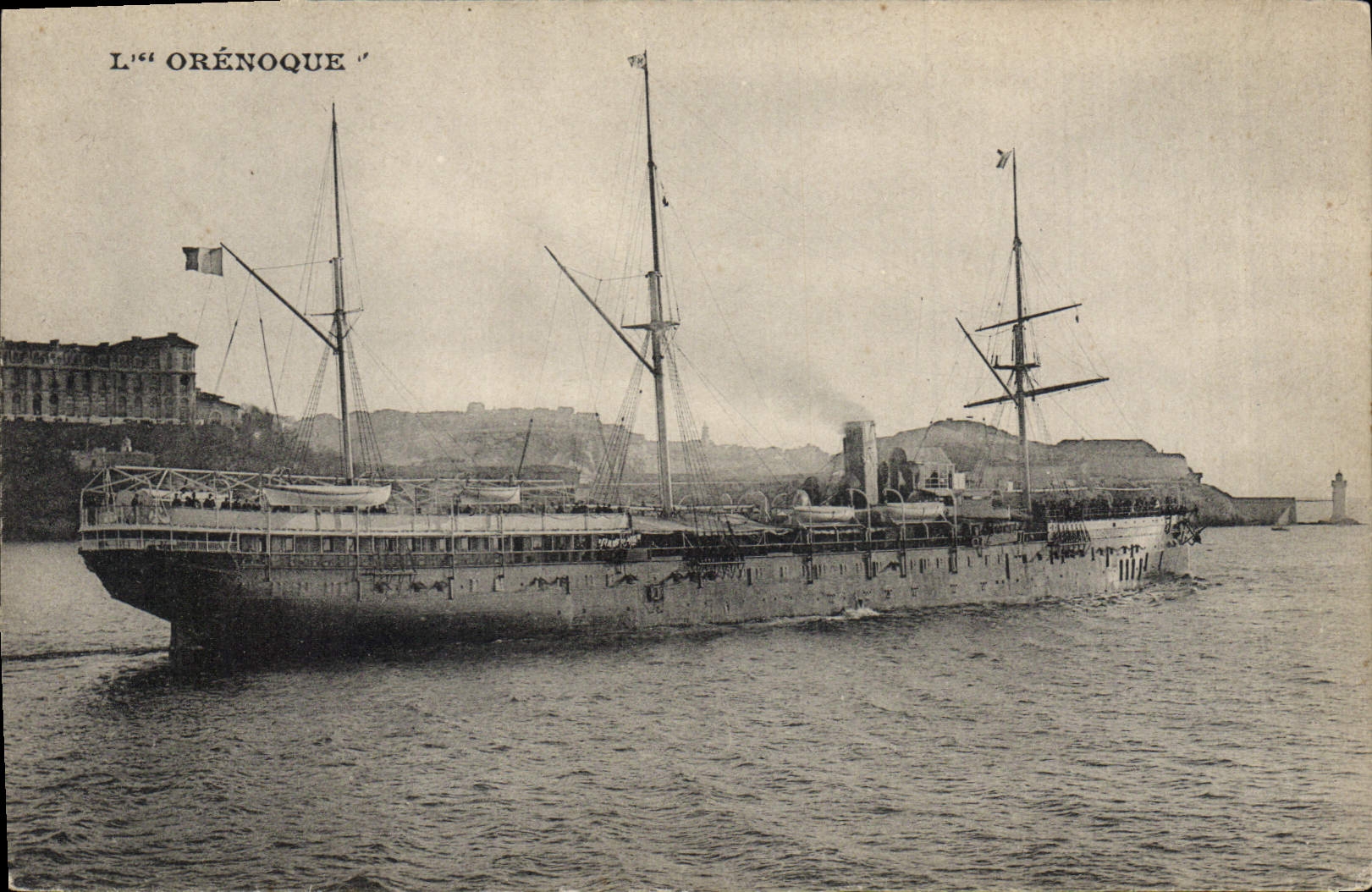 CPA Bateau Paquebot Orenoque