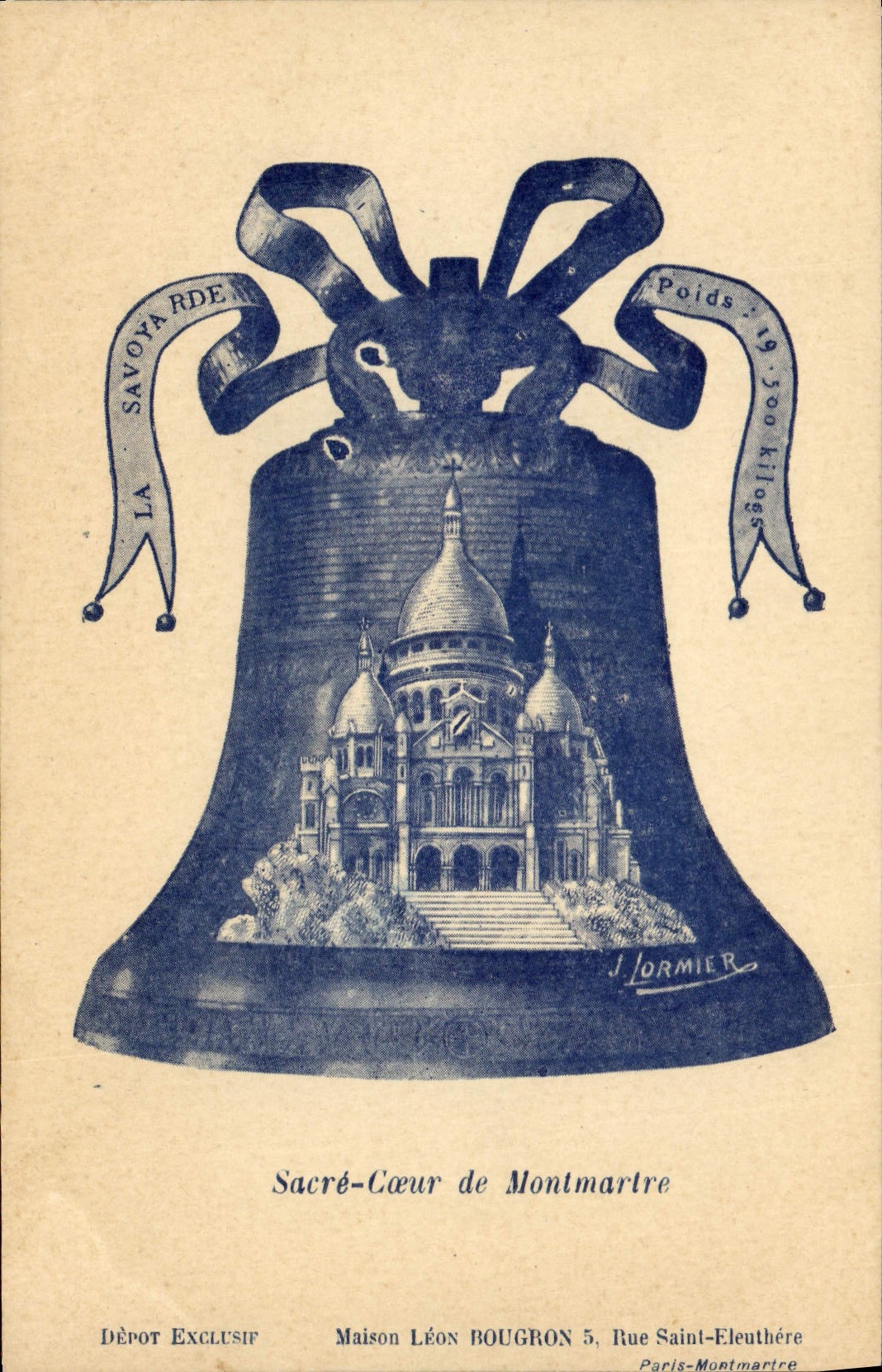 CPA Cloche Paris Sacre Coeur de Montmartre 