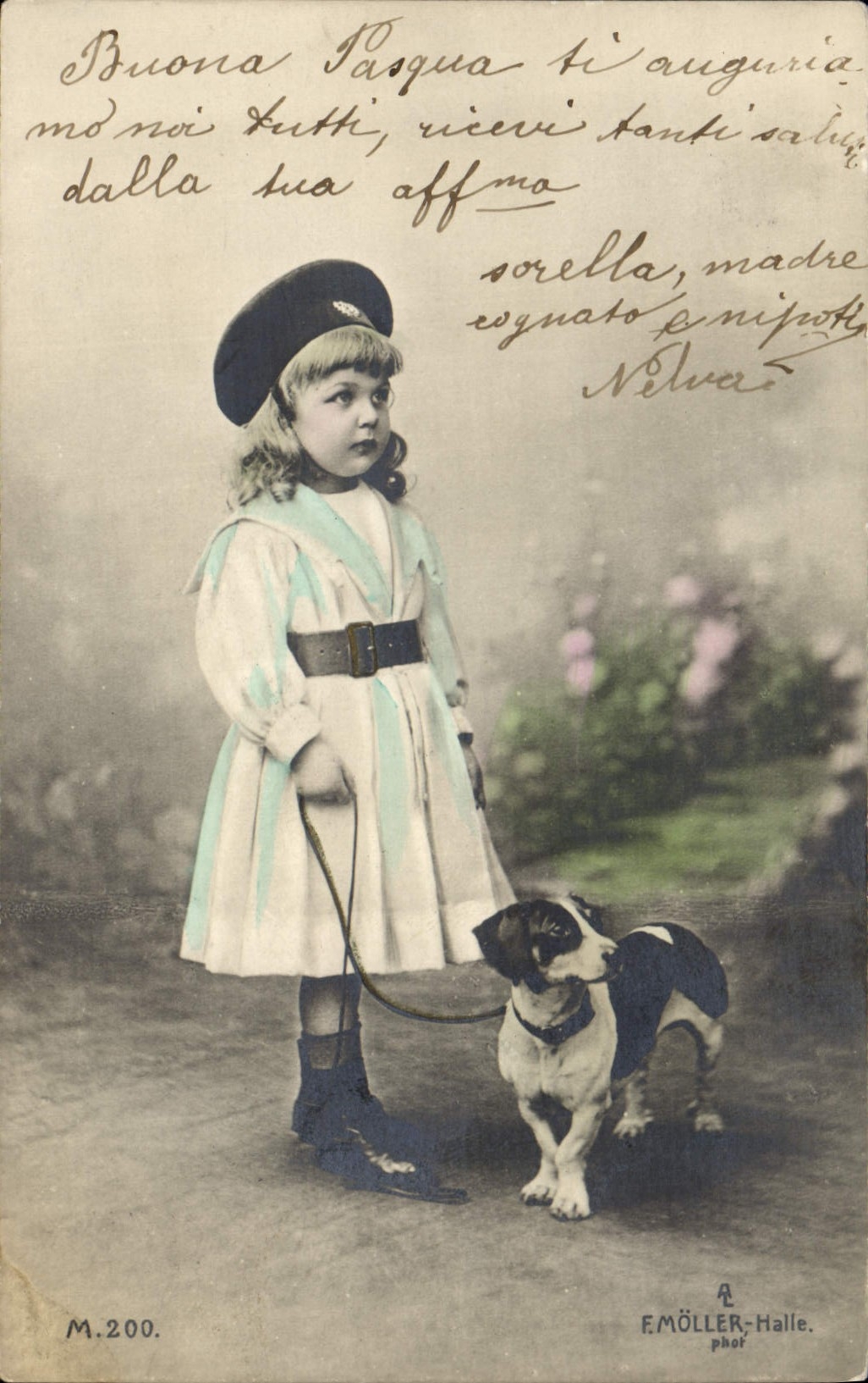 CPA Chien Chiens Enfant 